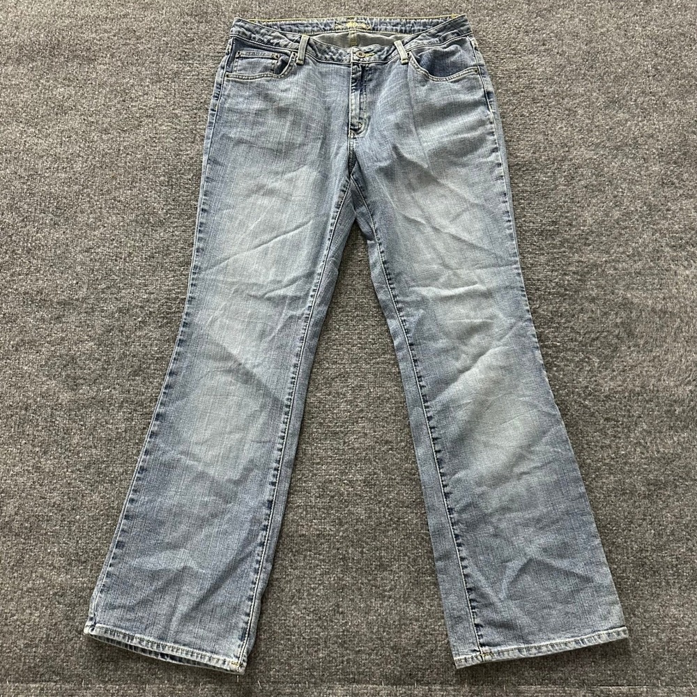 U.S. Polo Assn Jeans Womens Size 14 Blue Bootcut Stretch Light Wash Denim Casual